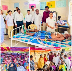 கடலாடியில் நலம் காக்கும் ஸ்டாலின் மருத்துவ முகாம்.......