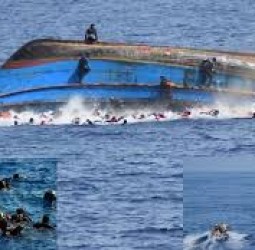 அகதிகள் படகு கடலில் கவிழ்ந்து விபத்து - 20 பேர் பலி