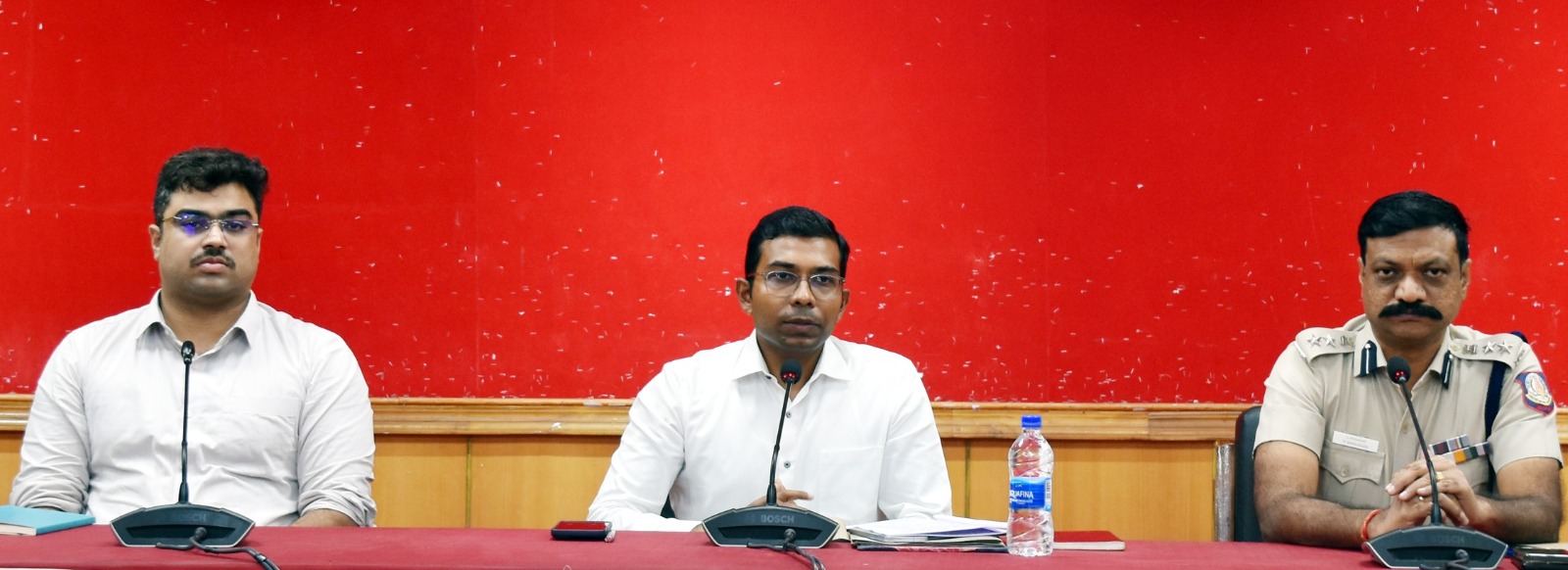 விழுப்புரத்தில் நடைபெற்ற விநாயகர் சதுர்த்தி விழா முன்னேற்பாடு பணிகள் குறித்த ஆலோசனை