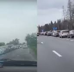 ஸ்தம்பித்த ரஷ்யா.. பெட்ரோல், டீசலுக்கு பெரும் தட்டுப்பாடு..  பல கிமீ காத்திருக்கும் வாகனங்கள்