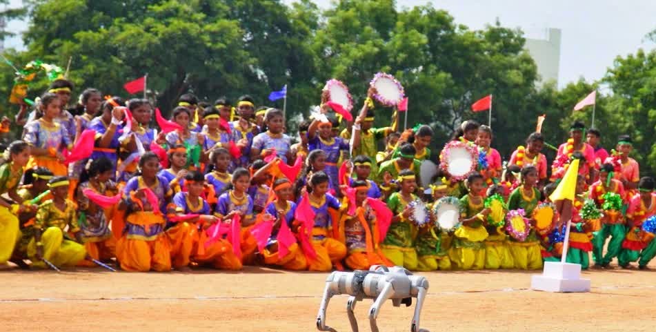 தருமபுரி மாவட்ட விளையாட்டு மைதானத்தில் நடந்த சுதந்திர தின விழா