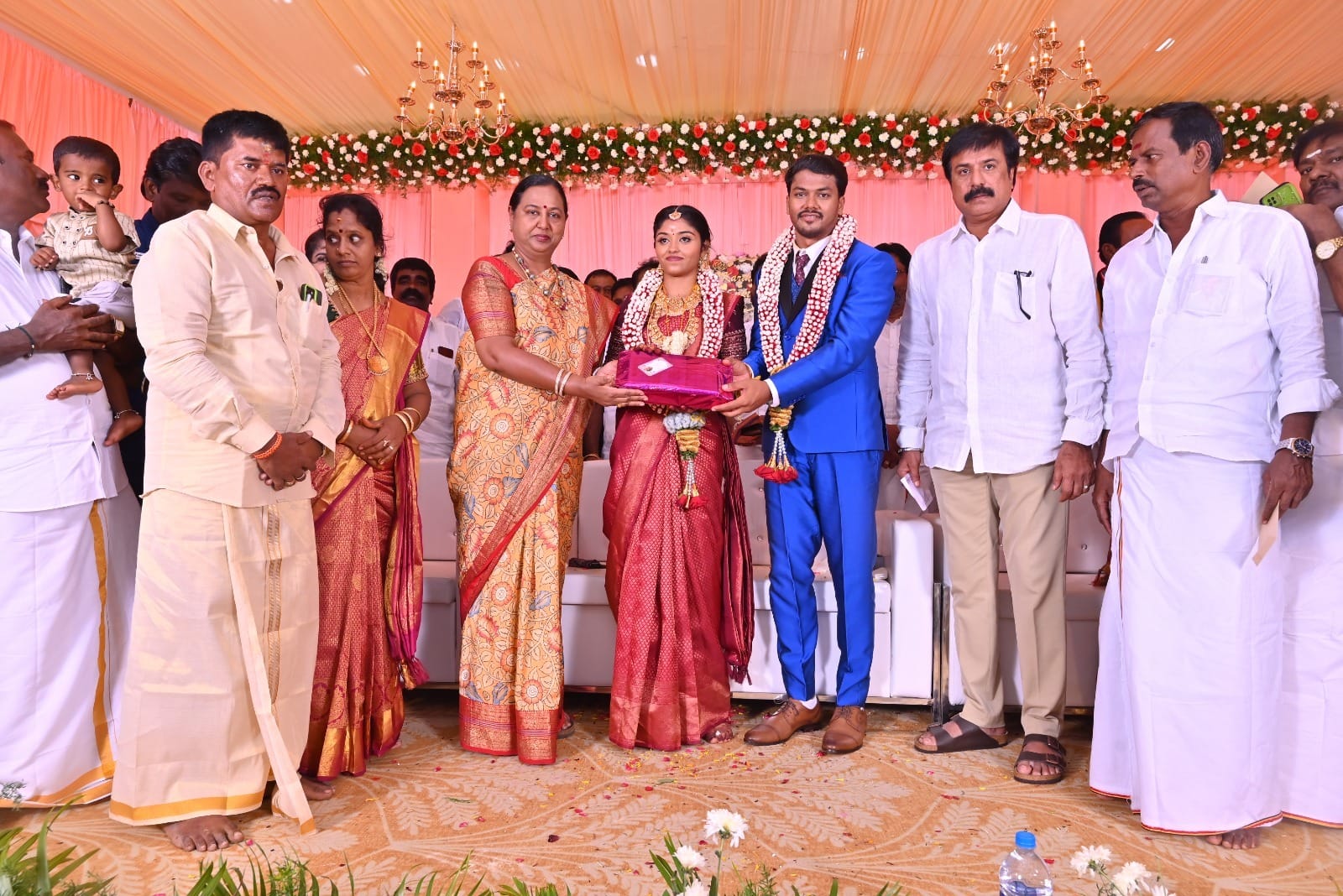 தென்காசி தெற்கு மாவட்ட தேமுதிக செயலாளர் பழனிசங்கர் இல்ல திருமண விழா