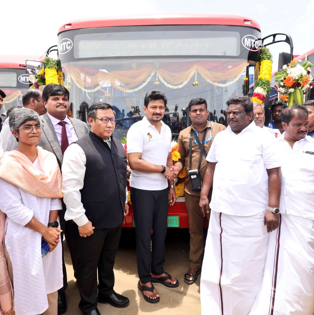 சென்னையில் முதல் முறையாக ஏசி மின்சார பேருந்து சேவை