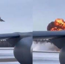 அமெரிக்க விமானப்படையின்  எப்-35 ரக விமானம் விபத்து: கடும் குளிரால் சக்கரம் கீழ் இறங்கவில்லை