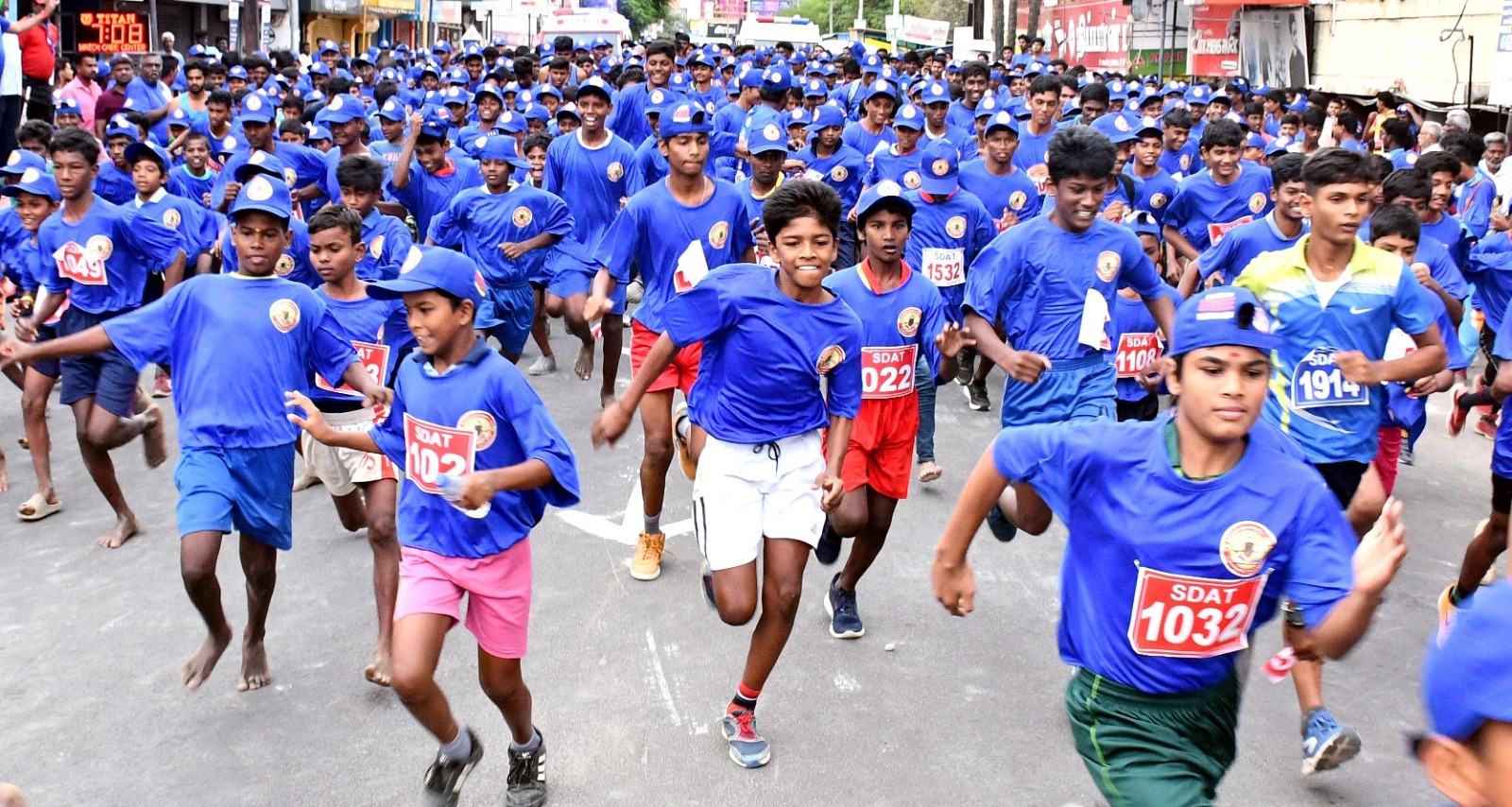 திண்டுக்கல்லில் 12-வது புத்தகத் திருவிழாவை முன்னிட்டு விழிப்புணர்வு மாரத்தான் போட்டி