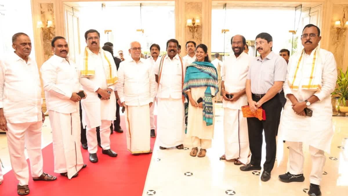 துணை ஜனாதிபதி வேட்பாளர் சுதர்சன் ரெட்டி தமிழக எம்.பி.க்களிடம் ஆதரவு திரட்டுவதற்காக சென்னை வருகை