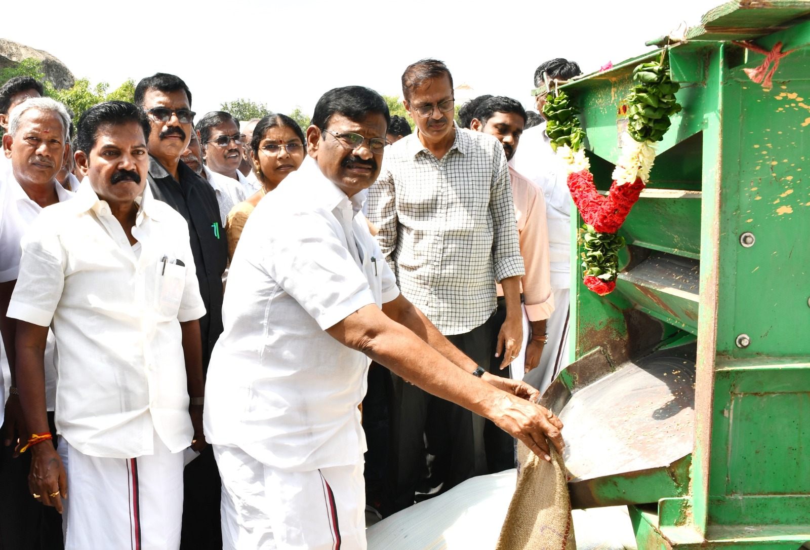 நேரடி நெல் கொள்முதல் நிலையம் திறப்பு