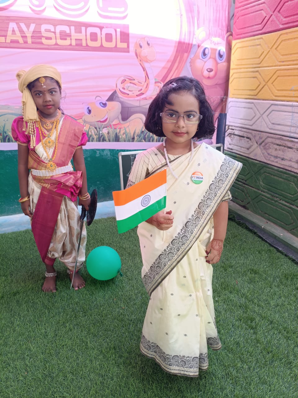 காட்டுமன்னார்கோயில் கிட்ஸ் பரடைஸ் இன்டர்நேஷனல் மழையலர் பள்ளியில் 79 வது சுதந்திர தினவிழா