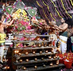 வைத்தீஸ்வர்கோவில் முருகப் பெருமானுக்கு ஆடிக்கிருத்திகை சிறப்பு தீபாராதனை