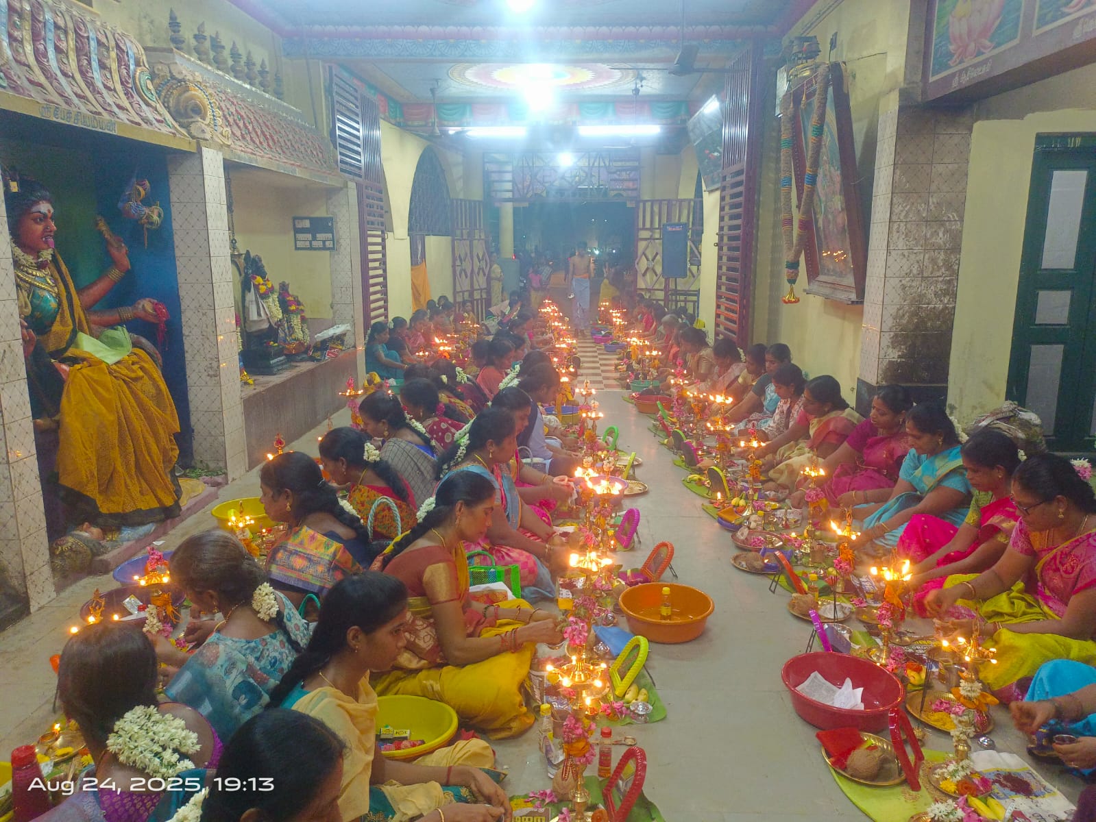 ஆவணி இரண்டாவது ஞாயிற்றுக்கிழமையை முன்னிட்டு 108 திருவிளக்கு பூஜை