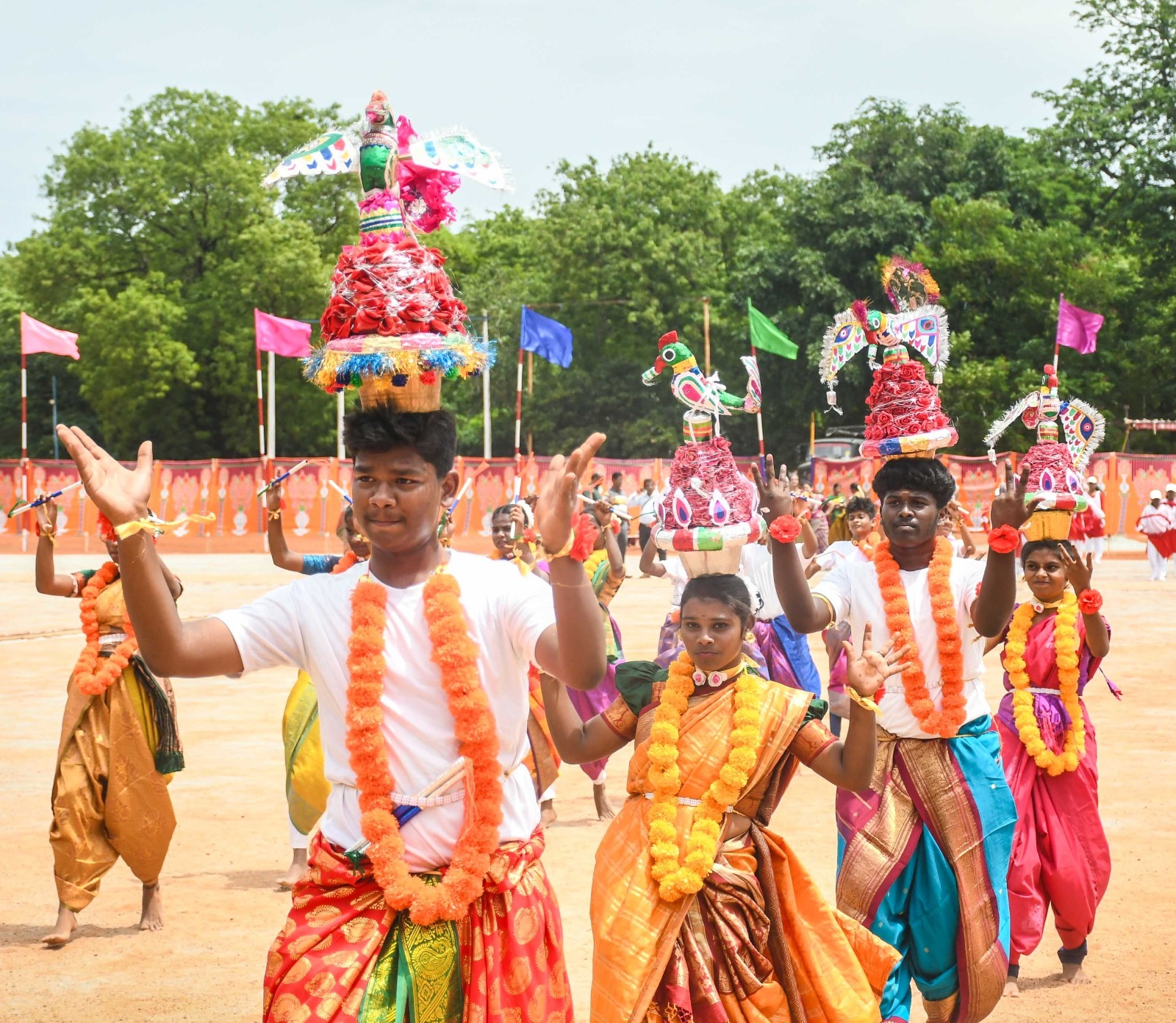 திருச்சியில் நேற்று கலெக்டர் சரவணன்தலைமையில் நடந்த சுதந்திரதின விழா