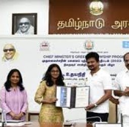 பசுமைப் புத்தாய்வுத் திட்டத்தின் முதல் தொகுதி நிறைவு:  40 இளைஞர்களுக்கு சான்றிதழ் வழங்கினார் உதயநிதி