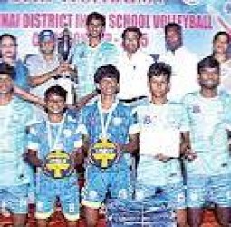 வாலிபாலில் டான் போஸ்கோ சாம்பியன்