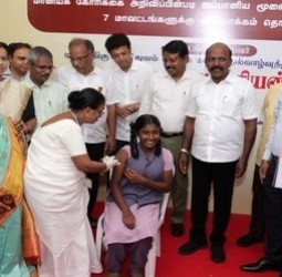 ஜப்பானிய மூளைக்காய்ச்சல் தடுப்பூசி திட்டம்