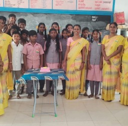 சின்னப்பாலம் பள்ளியில் நெகிழ்ச்சியான நிகழ்வு