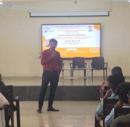 “சுகுணா கலை அறிவியல் கல்லூரியில் திறன் மேம்பாட்டு வழிகாட்டுதல் நிகழ்ச்சி”