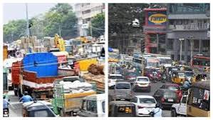 வத்தலகுண்டு நகரில் மதுரை ரோட்டில் ஆக்கிரமிப்பை அகற்றிய நெடுஞ்சாலை துறை