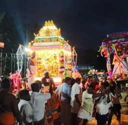 பிள்ளையார்பட்டியில் நேற்று நடந்த கஜமுக சூரசம்ஹார நிகழ்ச்சி