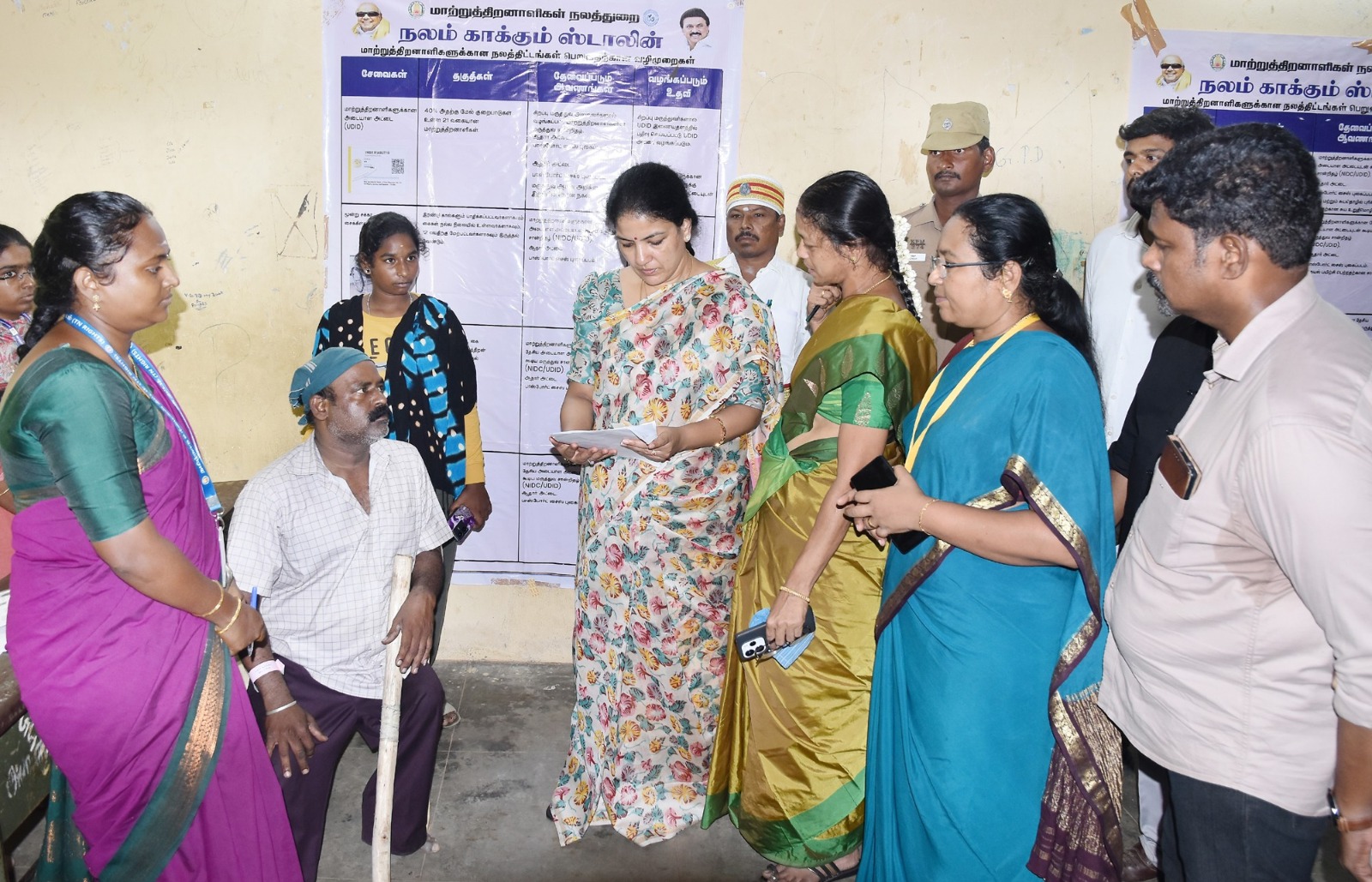 படப்பை அரசினர் பெண்கள் மேல்நிலைப் பள்ளியில் நடந்த “நலன் காக்கும் ஸ்டாலின்” சிறப்பு மருத்துவ முகாம்