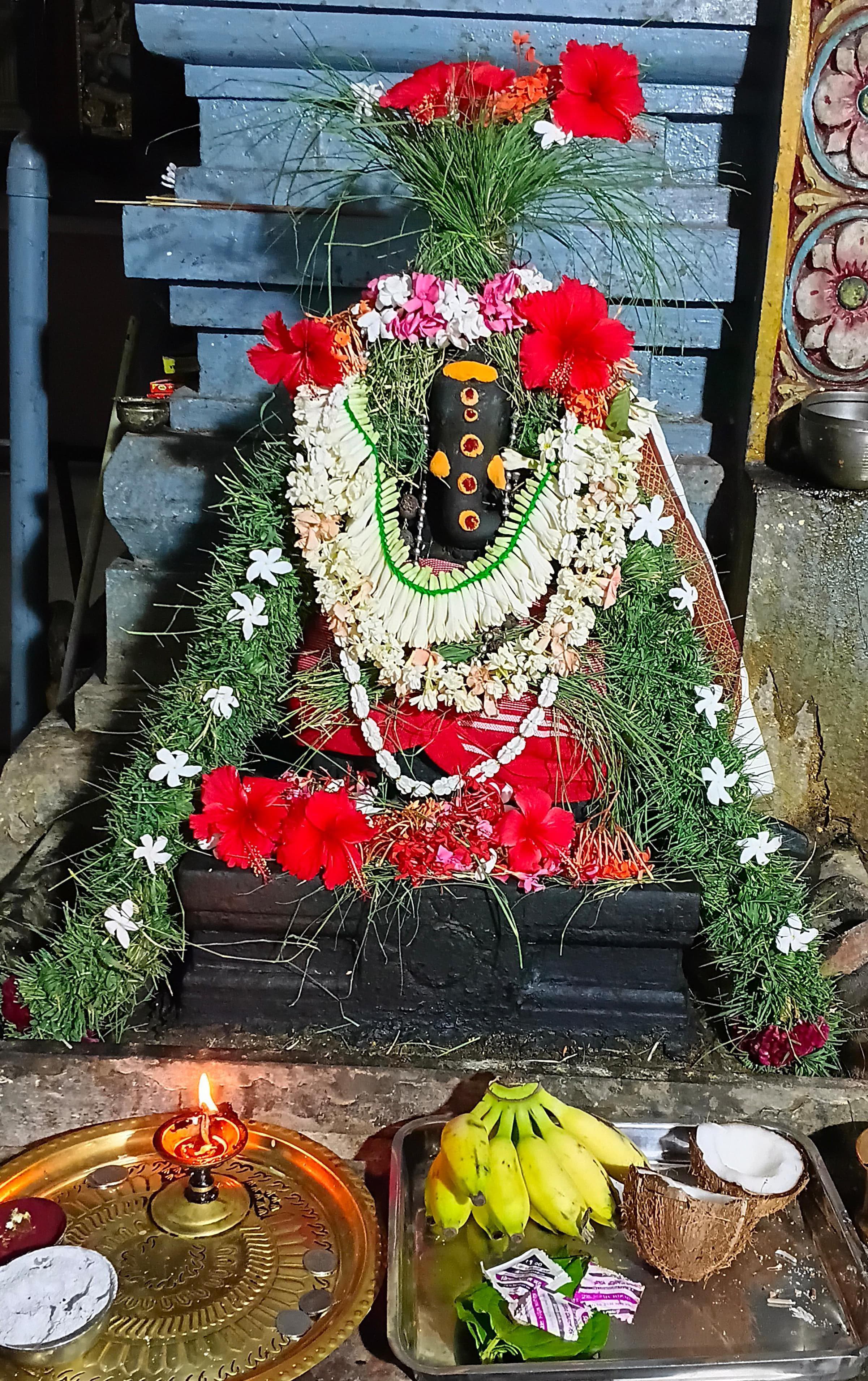 சதுர்த்தி விநாயகர் அருகம்புல் அலங்காரம்.