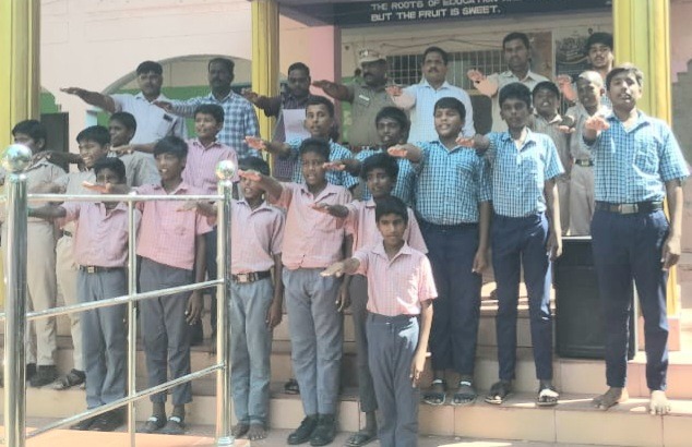 கீழ்பென்னாத்தூர் அரசு ஆண்கள் மேல்நிலைப் பள்ளியில் போதைப் பொருள் தடுப்பு குறித்த விழிப்புணர்வு