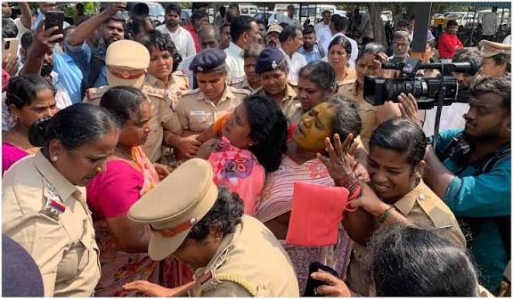 சென்னையில் தூய்மைப் பணியாளர்கள் போராட்டம்: மெரினா, தலைமைச் செயலகம் முன் திரண்டவர்கள் கைது!