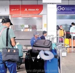 சென்னை விமான நிலையத்தில் டிக்கெட் கட்டணம் குறைவால் பயணிகள் மகிழ்ச்சி