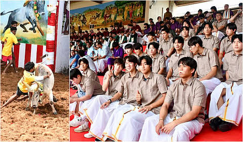 கலைஞர் நூற்றாண்டு அரங்கில் ஹாக்கி அணியினருக்கான சிறப்பு ஜல்லிக்கட்டு: 8 நாடுகளை சேர்ந்த வீரர்கள் கண்டுகளிப்பு