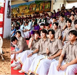 கலைஞர் நூற்றாண்டு அரங்கில் ஹாக்கி அணியினருக்கான சிறப்பு ஜல்லிக்கட்டு: 8 நாடுகளை சேர்ந்த வீரர்கள் கண்டுகளிப்பு