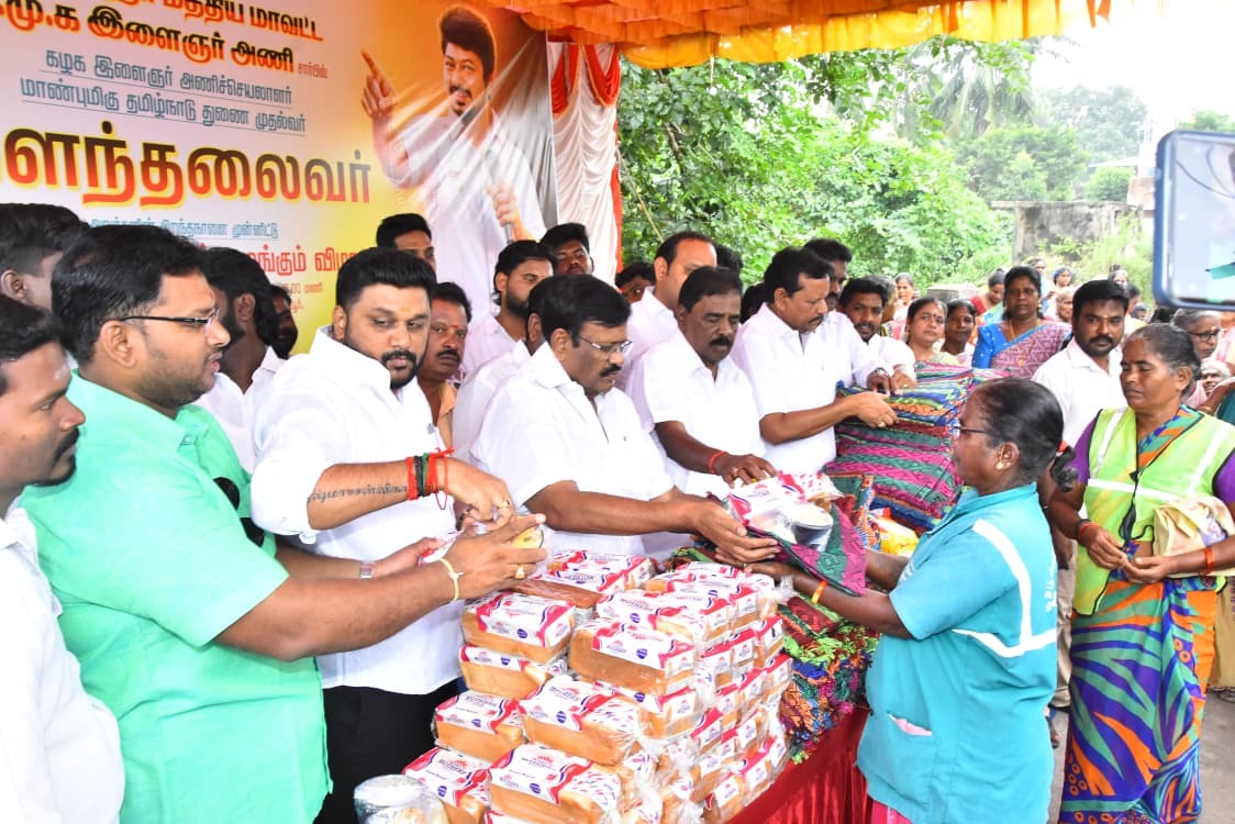 துணை முதல்வர் உதயநிதி பிறந்தநாள் விழா