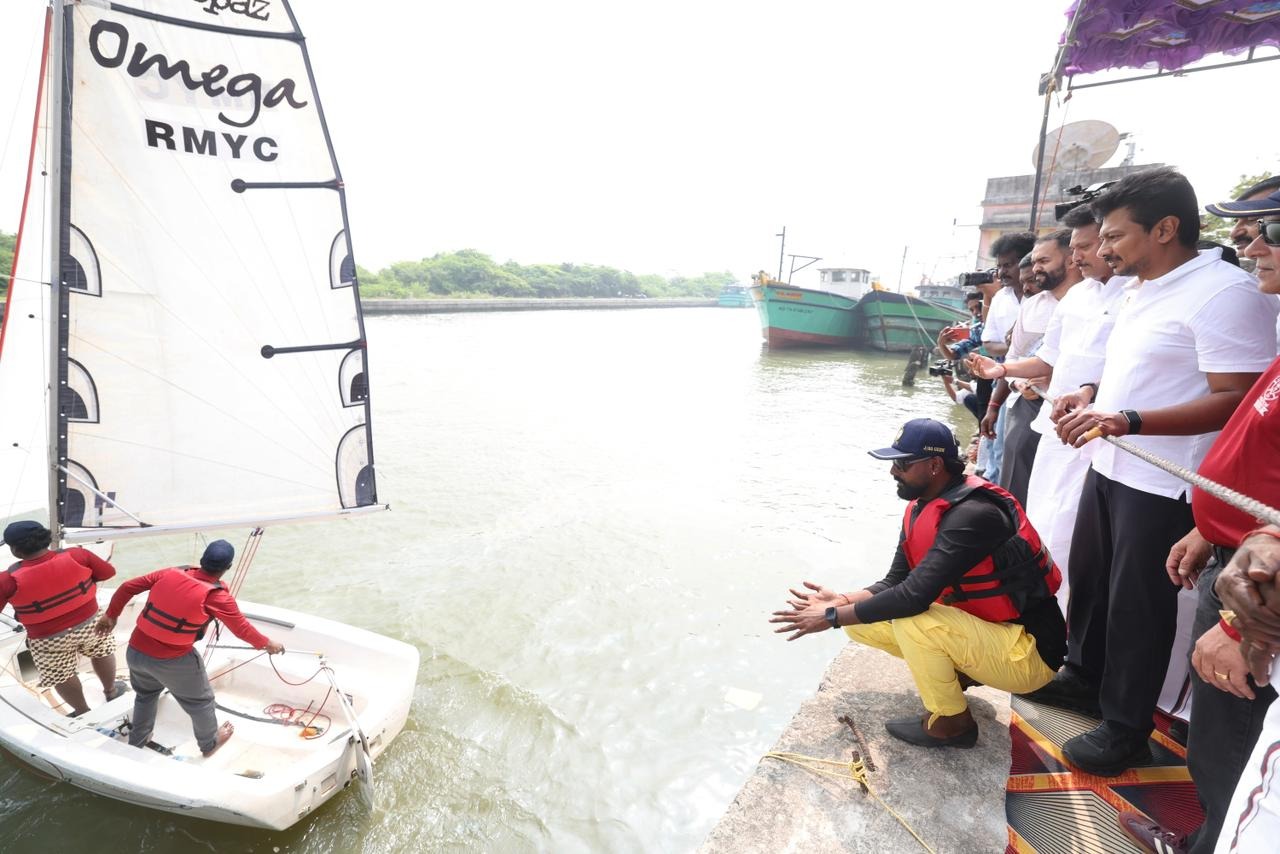 Royal Madras Yacht Club பாய்மர படகு போட்டி பயிற்சி முகாம்