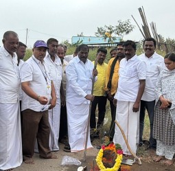 மேம்பாட்டு தார் சாலை அமைக்கும் பணி