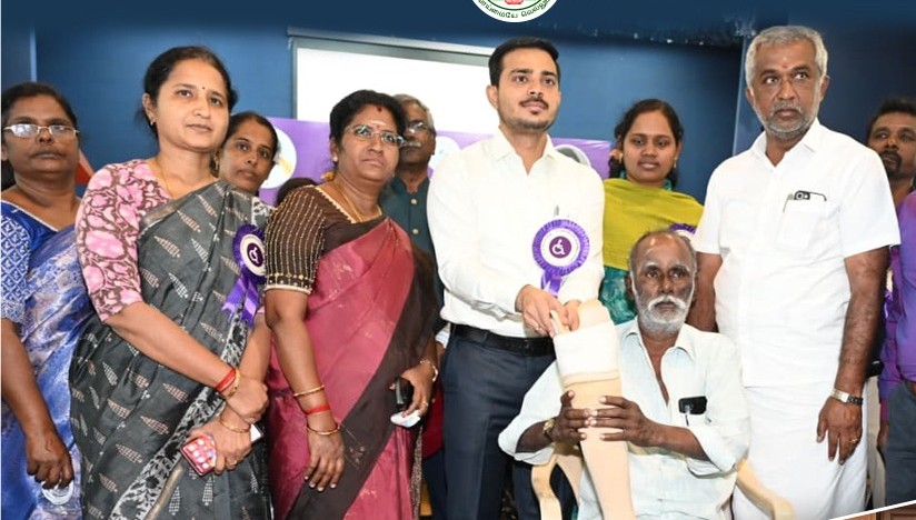 கோவையில் நடந்த உலக மாற்றுத்திறனாளிகள் தின விழா