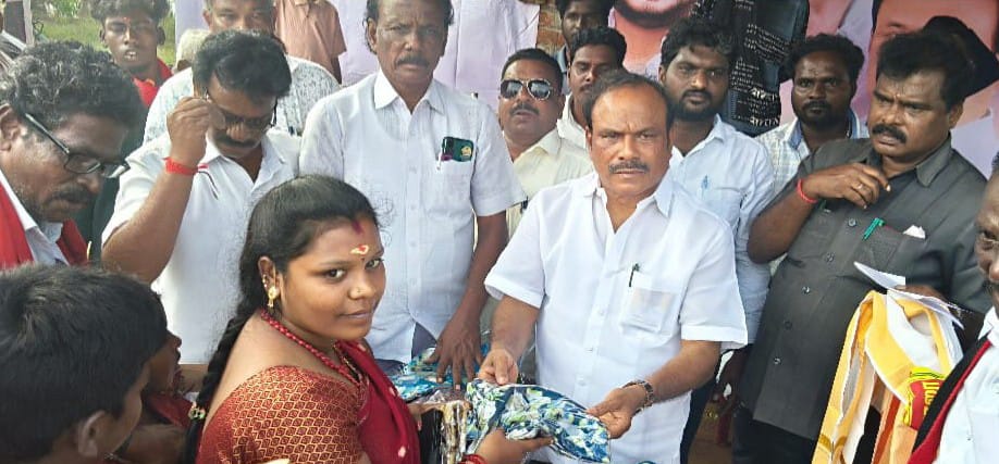 நலத்திட்ட உதவிகள் அமைச்சர் கணேசன் வழங்கல்