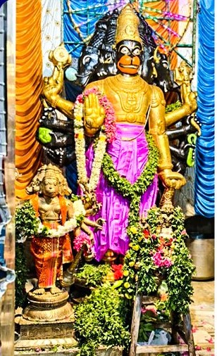 வடவள்ளி பஞ்சமுக ஆஞ்சநேயர் கோவிலில் நேற்று அனுமன் ஜெயந்தி விழா
