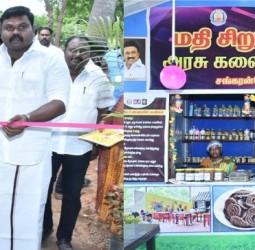 சங்கரன்கோவில் வட்டாரம் அரசு கலை மற்றும் அறிவியல் கல்லூரியில் மதி சிறுதானிய உனவாகம்