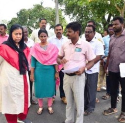 நாமக்கல்மாவட்டத்தில் வளர்ச்சி திட்ட பணிகளை மாவட்ட கண்காணிப்பு அலுவலர் ஆசியாமரியம், ஆய்வு