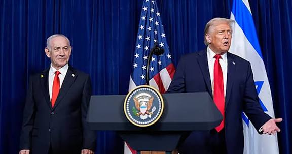 இந்தியா - பாக். உள்பட 8 போரை நிறுத்தியுள்ளேன்! - இஸ்ரேல் பிரதமருடனான சந்திப்பில் டிரம்ப்!