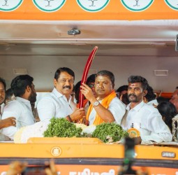 காஞ்சிபுரத்தில் பரப்புரை மேற்கொண்ட பாஜக தலைவர்