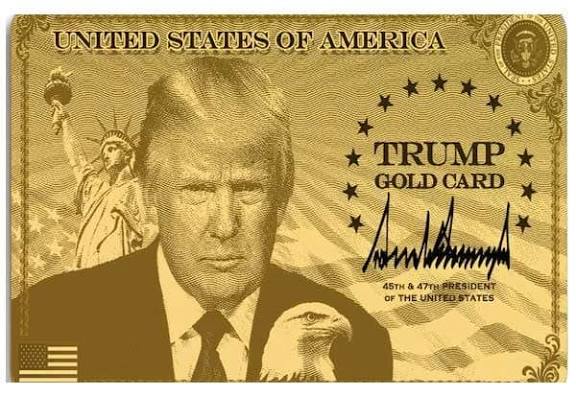 1 மில்லியன் டாலர் ‘கோல்டு கார்டு’ விசா: அதிபர் டிரம்ப் அறிமுகப்படுத்தினார்