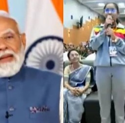 கேலோ விளையாட்டு போட்டிகள் நிறைவு விழா: கோவை மாணவிக்கு பிரதமர் மோடி பாராட்டு