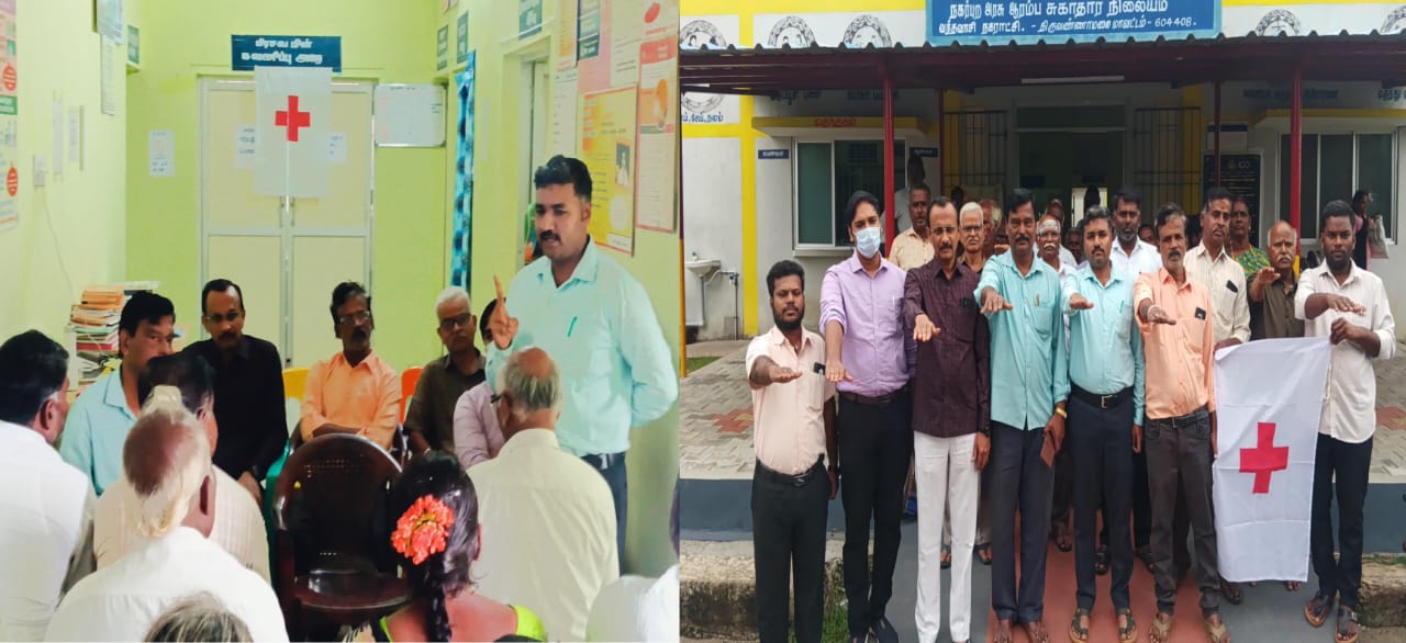 வந்தவாசி ரெட் கிராஸ் சார்பில் எய்ட்ஸ் விழிப்புணர்வு நிகழ்ச்சி