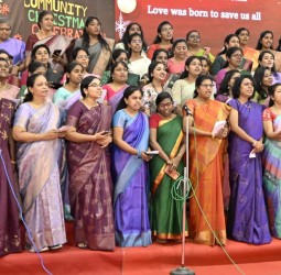 மதுரை டோக் பெருமாட்டி கல்லூரியில் கிறிஸ்துமஸ் விழா