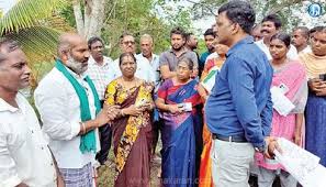 நெற்பயிர்கள் பாதிப்பு: கணக்கெடுப்பு பணி தீவிரம்