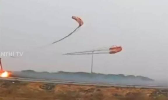 ககன்யான் திட்ட பாராசூட் சோதனை வெற்றி