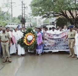 திருமுல்லைவாசலில் சுனாமி 21 ஆம் ஆண்டு நினைவு அஞ்சலி ஊர்வலம்