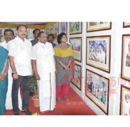 தேவகோட்டை ஒன்றியத்தில் தமிழ்நாடு அரசின் சாதனை விளக்க புகைப்படக் கண்காட்சி