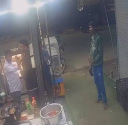 உணவகத்தில் பெண் காவலரின் மகன் ரகளை!