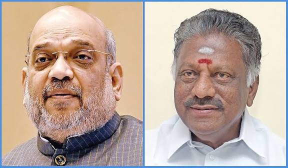 உள்துறை அமைச்சர் அமித் ஷாவுடன் ஓபிஎஸ் சந்திப்பு