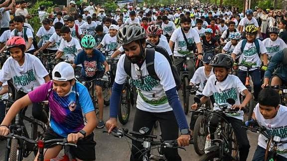 சென்​னை​யில் நடந்த சைக்ளோத்தான் போட்டி!